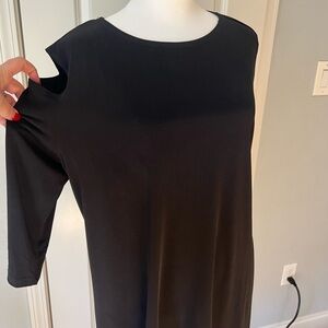 CLARA SUNWOO Black Cutout Sleeve Blouse